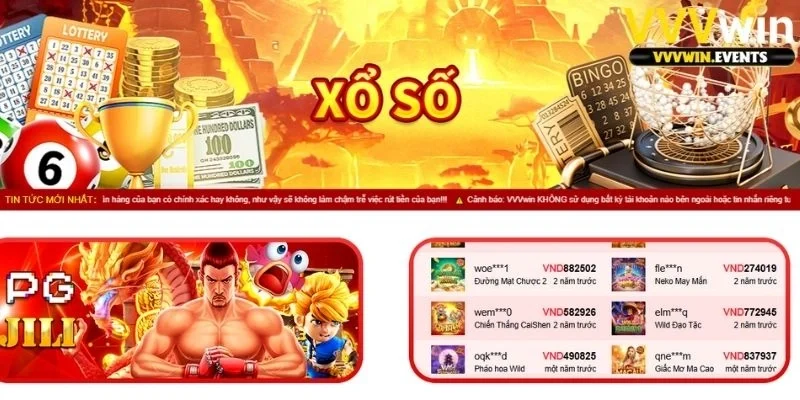 Xổ số VVVwin 1 Xổ số VVVwin